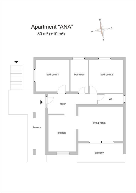 Ana Apartment Rabac Pokoj fotografie